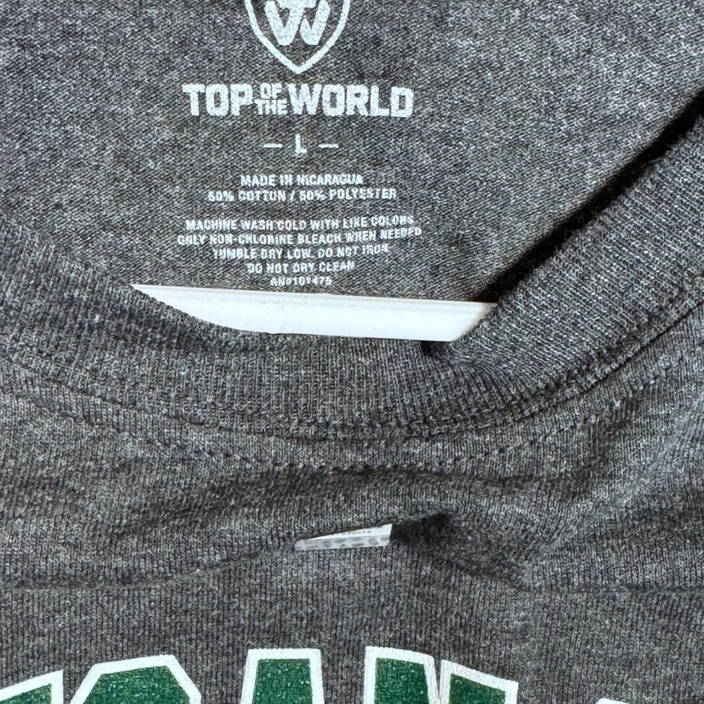 Men’s Large Ling Sleeve Michigan State T-Shirt (Grey) - Picture 3 of 7